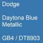 Preview: Dodge, Daytona Blue Metallic, GB4 / DT8903.